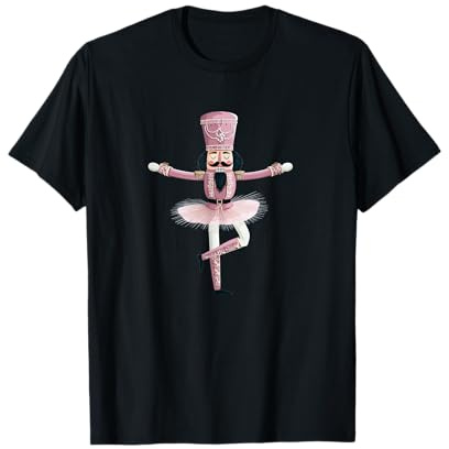 Costume Casse-Noisette Dansant en Tutu Rose T-Shirt