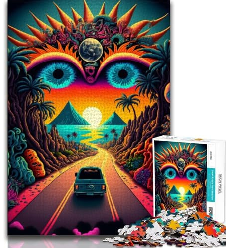 Teenager-Puzzles Reise ins Paradies Puzzles 1000 Teile für Erwachsene Denksportspiel Wanddekoration einzigartige Geburtstags (26x38cm)