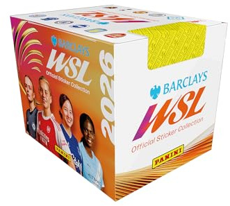 Panini Barclays Damen Super League Offizielle Aufkleber-Kollektion 2026, 50 Packungen