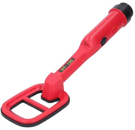 Detector de Metales Pinpointer Coil Waterproof, Buscador de Monedas Subacuático de 9,84 Pies, Ip68 Localizador de Tesoros, Buscador de Oro con Luz Led, para Buceo, Lecho Marino Y Lagos (Rojo)