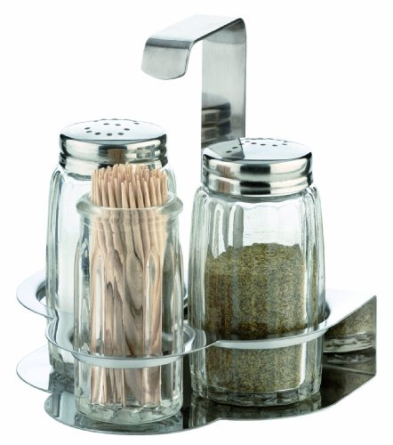 Tescoma Set Sale/Pepe/Stuzzicadenti, in Acciaio Inox, 12x12x12 cm
