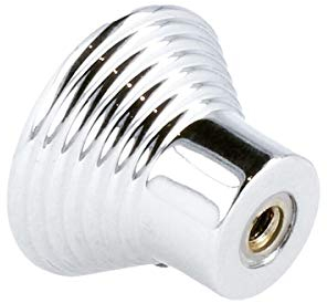 Möbelknopf Möbelgriff Schubladenknopf Knopf Chrom glänzend ø 23mm Gesamthöhe 20mm