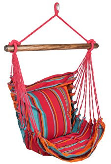 Handelsturm Set: Kinderhängesessel + Kissen 60x50cm (Baumwolle Indira)