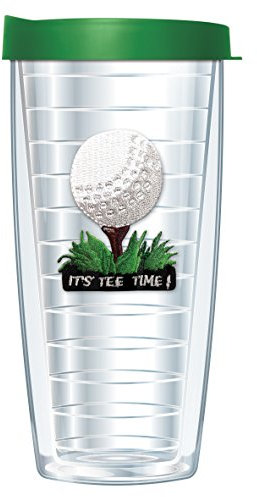 Tee Time Golf Super Traveler 22 Oz Tumbler Mug with Lid