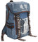 CoolChange Rucksack mit Aufklärungstrupp Wappen für Attack on Titan Fans | Blau