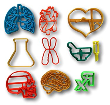 Cookie Cutz Medizinisches Ausstechformen-Set (10 Stück)