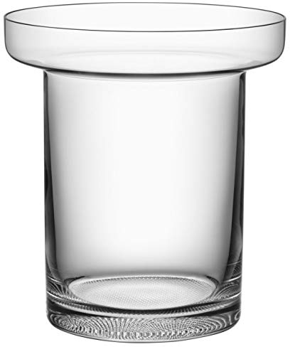 Kosta Boda Limelight Vase mit Tulpenmotiv, Rauchgrau