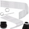 TECPO Achsmanschetten-Schellen-Set 24-tlg, für Thermoplast- & Gummi-Achsmanschetten, 12 große (60-124 mm), 12 kleine (28-65 mm) Schellen, korrosionsgeschützt, für alle gängigen Fahrzeugtypen geeignet