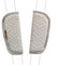 SeedFuture Gurtpolster für Kinderautositze Baby Weiß 2 Stück, Universal Soft Seat Belt Kissen für Neugeborene Kinder, Kinderwagen Schultergurt Pads