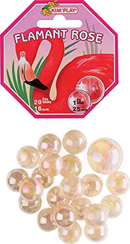 KIM'PLAY-20 + 1 Kugeln FLAMAND Rosa, COU500841, Mehrfarbig