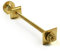 Foundry Luxury Cast Iron Radiator Wall Stay/Wall Tie Un-Lacquered Brass