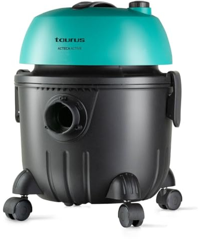 Taurus Ateca Active Allzweck-Staubsauger Wet&Dry für Flüssigkeiten und Feststoffe, kompaktes Design, 1400 W, beutellos, 78 dB, Hepa
