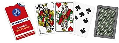 Carte da gioco Genovesi Masenghini Plastica