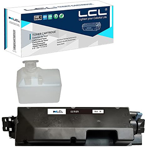 LCL TK5270 Schwarz Toner kompatibel für Kyocera TK-5270 TK-5270K TK5270K kompatibel für Kyocera ECOSYS M6230 M6230cidn M6230cidnt P6230 P6230cdn M6630cidn (1-Pack)