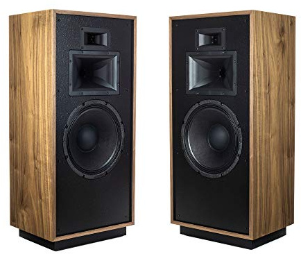 Klipsch Forte IV Heritage Premium Floorstanding Horn-Loaded Speakers in American Walnut