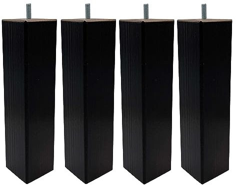 Someo 4 Pieds carrés Bois wengué 25 cm