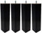 Someo 4 Pieds carrés Bois wengué 25 cm