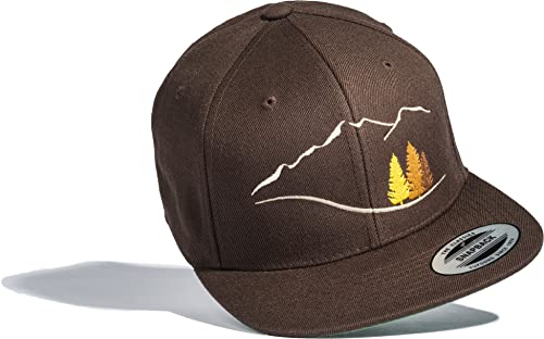 Outdoor Cap Flexfit Snapback : Mountain Woods - Kappe Herren & Damen - Kletter Ausrüstung Wander Zubehör (One Size)