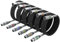 FIBBR XLR Cable 2m-6 Pack, Microphone Cable Nylon Braided XLR Male to Female Heavy Duty Balanced Microphone Cord Compatible with Preamps/Speaker Systems and More
