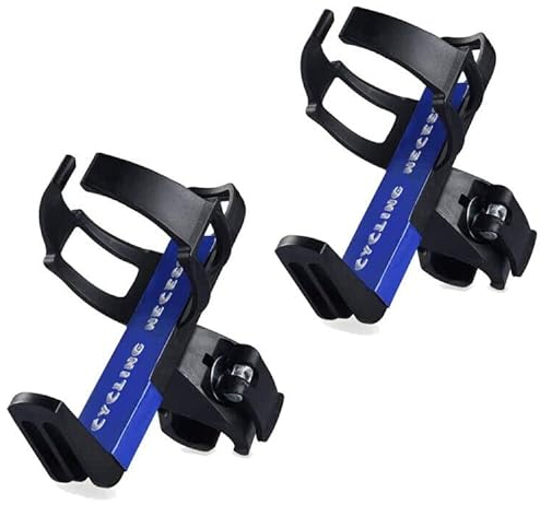 ROGTYO Bike Water Bottle Cage 360 Degree Rotation Bottle Holder Lightweight Drink Holder (2 PCS)