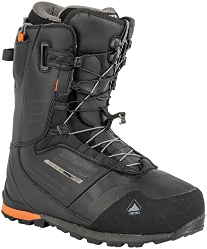 ATOMIC Herren Nitro Snowboards Incline TLS '23 Splitboardboot All Mountain Freeride Premium Schneeschnürsystem Boot Snowboardboot, Black, MP 30,0 // EU 45 1/3 // US 12