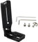 PATIKIL L Bracket Tripod Quick Release Plate, Vertical Horizontal Switching Camera Tripod Adapter Mount Parts Replacement Model 1, Black