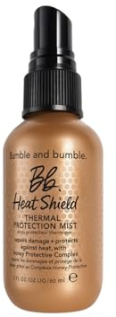Bumble and bumble. Heat Shield Thermal Protection Hair Mist | Frizz Control, Damage Repair, Heat Protection, Prevents Breakage, Color Safe | For Curly, Wavy, Straight Hair | Mini Travel Size, 2 Fl Oz