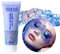 Prreal Körper-Glitter-Gel 50ml, Gesichts- und Körper-Sequin-Gel, Schimmer-Flüssiglidschatten, Chunky Glitter für Haare und Nägel, Holografisches Kosmetik-Laserpuder für Festival-Make-up #Blau Lila