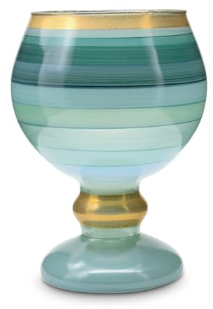 türkisgrüner Pokal Vienna - Mint von Angela - Neue Wiener Werkstätte