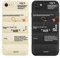 nurkorki [2 Confezioni Puffer Cover per iPhone 14 Pro 6,1,Soft Touch, Custodia in TPU con Protezione, Moda Ins Off Sports Shoes White or Black Label Disegni Morbido Silicone Antiurto Case