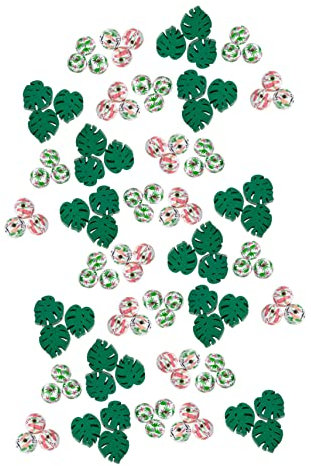 TOPPERFUN 60stücke Diy Holzperlen Für Bastelarbeiten Sommer-themen Deko Vielseitige Lose Perlen Für Schmuck Armbänder Und Kreative Diy Projekte Für Bastelbedarf Und Dekoration