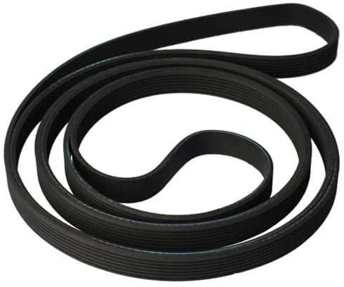 vhbw Courroie d'entraînement compatible avec Haier HD70-79, HD7079, HD80-01-F, HD80-03D-E, HD8001F, HD8003DE, HD8079 sèche-linge - 197,1 cm noir