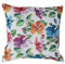 heimtexland Gobelin Dekokissen Blumen Deko Kissen Bezug mit Baumwolle Öko-tex Kissenbezug Landhaus Sofakissen Modern Garden Typ884 Kissenhülle 40x40 cm Hibiskus