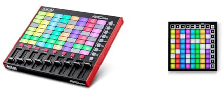 Akai Professional APC Mini MK2 - USB MIDI Pad Controller & Novation Launchpad Mini [MK3], tragbarer MIDI 64-Pad, USB-Grid-Controller für Ableton Live und Logic Pro Performances