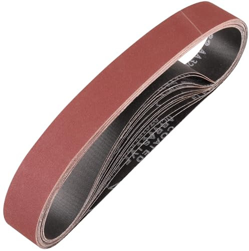 STEBRUAM Sanding Belt 40 x 760 mm,12PCS 320 Grit