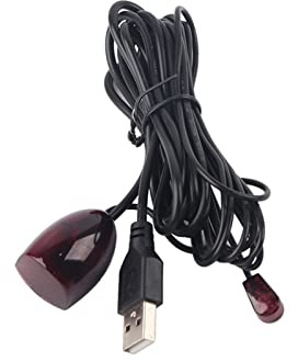 KIMISS Mehrzweck-IR-Empfänger-USB-Kabel, Infrarot-Fernbedienungsverlängerung mit Frequenzbereich, Geeignet für Heim- und Hotel-Set-Top-Boxen, USB-Repeater-Kabel Zur