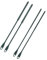 4pcs Straw Cleaner Brush Extra Long, 9.45in Silicone Straw Brush Reusable Straw Cleaning Brush 6mm & 8mm Flexible Straw Crevice Pipe Cleaners for Metal Glass Straws (Grey)