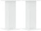 vidaXL Speaker Stands - White Engineered Wood - 60cm Height - Sturdy Base - Supports Up to 60kg - Pair of Floor Speaker Stands - Upgrade Your Audio Setup
