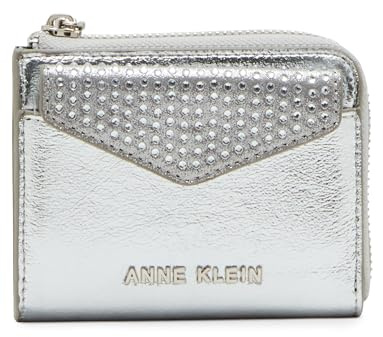 Anne Klein Damen AK 2-teiliges Geschenkset mit Kartenetui und herausnehmbarem Einsatz, Silber, X-Small, Silber, X- small, Ak 2-teiliges Geschenkset mit Kartenetui und herausnehmbarem Einsatz