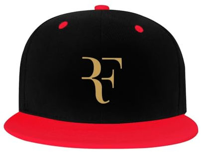 Roger Federer Logo Unisex Hip Hop Baseball Cap&Hat Red
