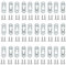 QUETTO 30-Piece Picture Frame Pegs with 60 Screws - Includes Keyhole Hanging Plate for Easy Picture Hanging
