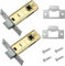 hioseyre 2 Pcs Door Latchs for Internal Door,Polished Chrome Tubular Door Latches for 45 Mm Interior Doors, Interior Door Lock Mortise for Interior Doors,Compatible with Various Door Lock Handles