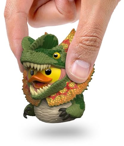 TUBBZ Mini: Jurassic Park - Dilophosaurus als Cosplay-Gummiente Vinyl-Figur