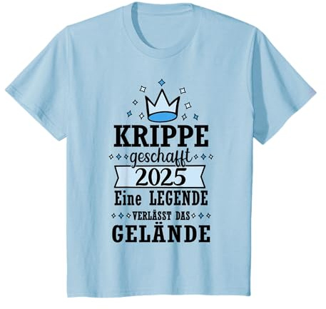 Kinder Krippen Abgänger Krippe Abschied 2025 Krippe Abschluss T-Shirt