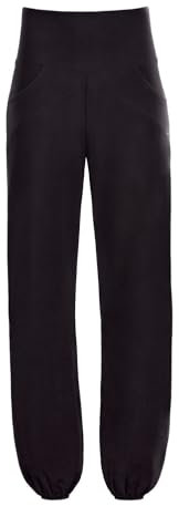 Winshape Damen Functional Light and Comfort Wide Leg Pants Cul102lc Lässige Hose, Schwarz, XL EU