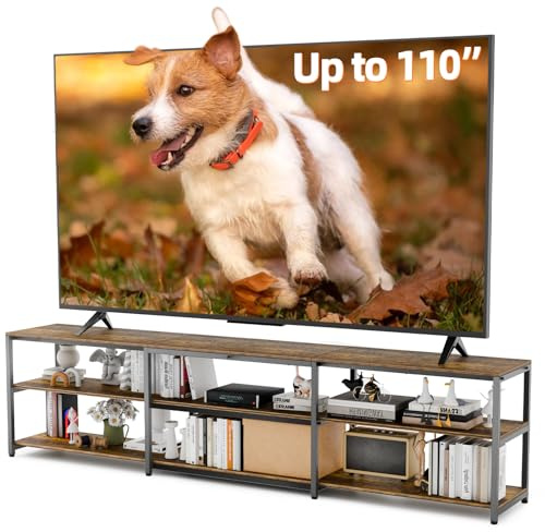 Aquzee 100 Inch TV Stand, Extra Large 98 Wide Entertainment Center