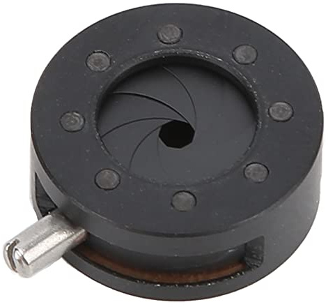 Baxnore Professionelles Iris-Membran-Blende, verstellbares optisches Objektiv-Zubehör für Kamera-Ausrüstung, SK7 5 Modell, 0,5 mm bis 7,5 mm Reichweite, hochpräzise Eisenkonstrukt
