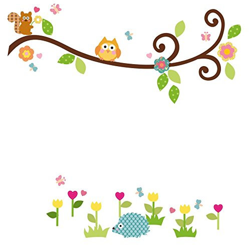 Stickers Repositionnables, Branche Magique et Ses Animaux