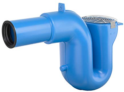 3P Überlaufsiphon DN 150 mit Nagetiersperre aus Edelstahl für Zisternen und Regenwassertanks