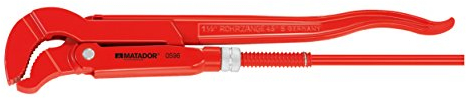 MATADOR Eckrohrzange, S-Maul, 1/2 Zoll / 0-35 mm, 0596 0001
